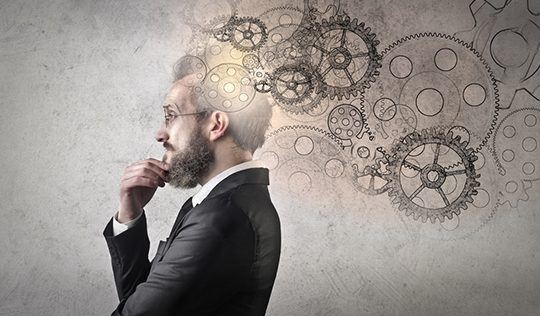 Leadership the brain as a prediction machine illustration